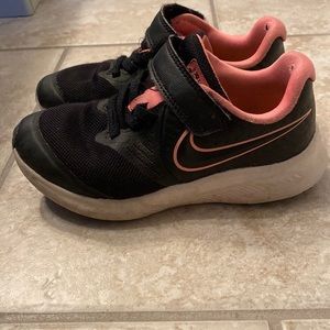 Pink and Black Nike Sneakers